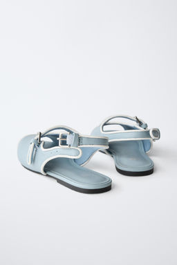 TRIM SLINGBACK BALLET FLATS - Zara фото 5