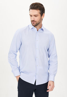 Сорочка мужская длинный рукав GREG 211/231/226/ZN/1p STRETCH  фото 8