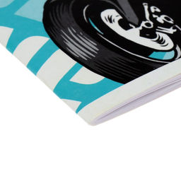 Альбом для рисования А5, 32 листа на скрепке Мотоциклист, обложка мелованный картон, внутренний блок офсет 100 г/м - Calligrata фото 3