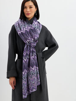 Большой, мягкий, тонкий и очень нежный двусторонний палантин с рисунком - Tantino фото 11