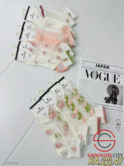 Женские носки из хлопка