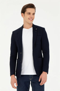 Мужская темно -синяя куртка Неожиданная скидка в корзине