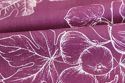 Поплин Инжир цв.темно-лиловый, (комп), ш.2.2м, хлопок 100%, 110гр/м.кв - Купава фото 4