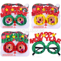 Мой благотворительный взнос в Коробку Храбрости - Очки карнавальные "Весёлый праздник" в пакете
