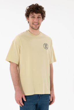 Erkek Oversize Fit Bisiklet Yaka A__k Haki Ti__rt Sepette S_rpriz _ndirim - U.s. polo assn фото 2