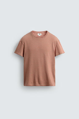 JACQUARD STRIPED T-SHIRT - Zara фото 7