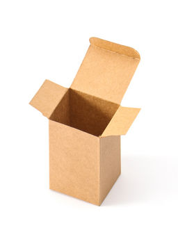 Цена за 4 шт. Коробка складная крафт, упаковка, 5.3×4.8×8.8 см