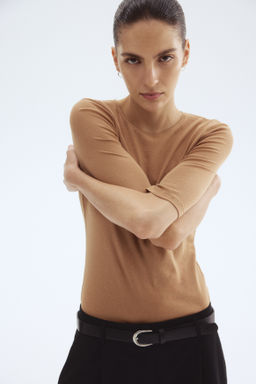 Camiseta en algod?n pima - H&m фото 7