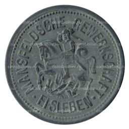 Монета 10 пфеннигов 1917 года Германия  Нотгельд (Айслебен)