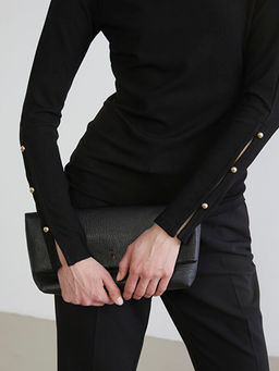 Bisiklet Yaka Fitilli Kad?n Ti??rt