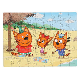 Цена за 20 шт. Пазл «Три кота», 54 элемента