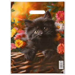 Цена за 20 шт. Пакет подарочный «Милое создание», полиэтиленовый с вырубной ручкой, 30×40 см 50 мкм