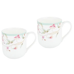 42500 GIPFEL Набор кружек VERDE 450 мл, 2 шт. Цвет: белый. Материал: костяной фарфор.