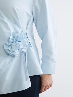 B?y?k Beden Poplin Kad?n G?mlek