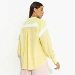 Свитшот комбинированный, Всплеск эмоций (yellow) - Charutti фото 17