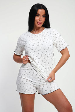 Пижама с шортами (01062, красный) - Плиона фото 15