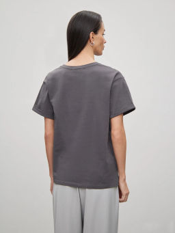 ЕМКА / Футболка однотонная - Emka фото 4