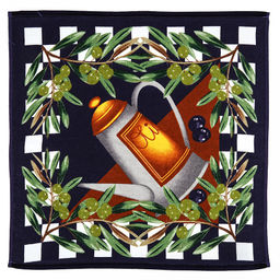 Салфетка махровая 45х45см "Масло оливковое", плотность 290гр/м2, 100% хлопок, Bolangde (Китай)