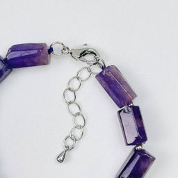 Браслет из Аметиста 16 см + - Радуга самоцветов фото 4