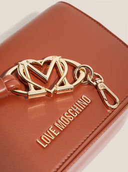 Женская сумка на плечо LOVE MOSCHINO JEWEL Артикул 4561170, красно-коричневый  фото 2
