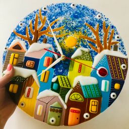 Настенные часы Городок - Стрекоза фото 8