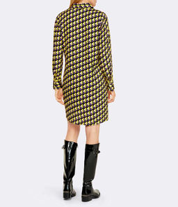 Платье, черно-лилово-лимонное - Ashley brooke фото 4