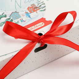 Коробка складная двухсторонняя Шар со снегом, 16.5 12.5 5 см - Дарите счастье фото 4