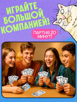 Настольная игра «Котярус», от 3 игроков, 16+