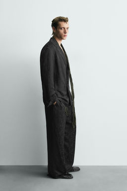 LIMITED EDITION PAISLEY JACQUARD SUIT RELAXED FIT BLAZER - Zara фото 4