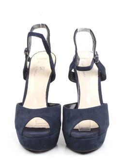 06-87U BLUE Туфли женские (натуральная замша) - Фабричный китай фото 8