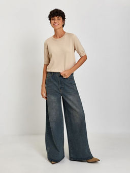 10200310386 Джемпер жен. Trulli бежевый