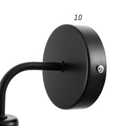 Бра 2609/1BK E27 40 Вт черный 10×12×17.5 см