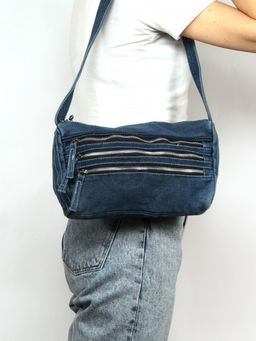 Сумка женская текстиль JN-8184, 1отдел, синий jeans SALE 261783 - Bobo фото 5