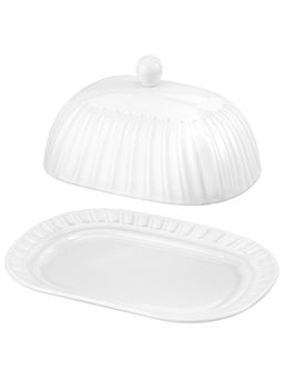 Масленка 21*15,5*10,5 см "Ампир", фарфор