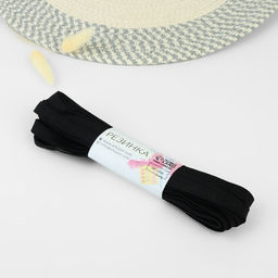 Резинка вязаная, 10 мм, 10±0.5 м, чёрная