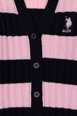 Темно-синий трикотажный кардиган для девочки Неожиданная скидка в корзине - U.s. polo assn фото 5