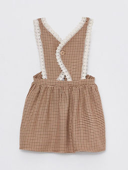 Desenli K?z Bebek Salopet Etek