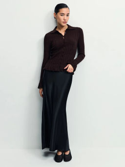 Приталенный кардиган с вискозой в составе / Zarina  фото 3