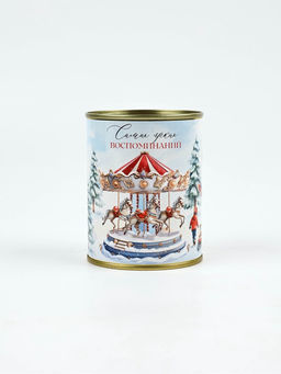 Цена за 2 шт. Копилка банка новогодняя, металл Ярких воспоминаний,7.5?9.5 см