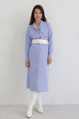 Платье-рубашка с английским воротником - Martichelli фото 79