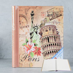 Фотоальбом магнитный 20 листов Города / 8001 /уп 40/микс 4 вида - Галеонтрейд фото 4