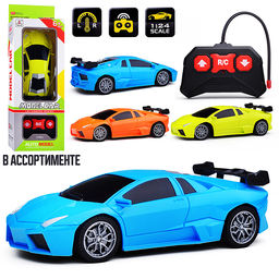 Машина "Быстрые колеса" 1:24 р/у 27 MHz, в коробке