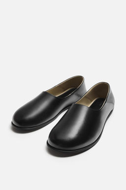 LEATHER FLATS - Zara фото 6