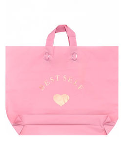 Цена за 50 шт. Пакет с петлевой ручкой розовый 44?35?8 см 80 мкм - UPAK LAND фото 2