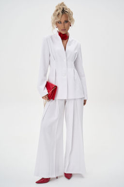 Брюки Тайрис (белый) - Эльза фото 16
