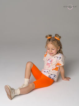 Костюм Актив солнечные котики-оранжевый - Sovalina фото 2