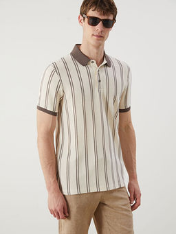 Polo Yaka ?izgili Erkek Ti??rt