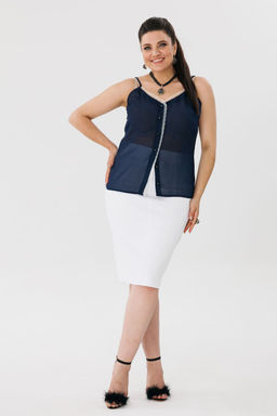 Юбка ANELLI 1410 белоснежность