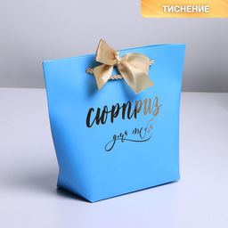 Цена за 2 шт. Пакет подарочный, упаковка, Сюрприз, 14?17?7 см