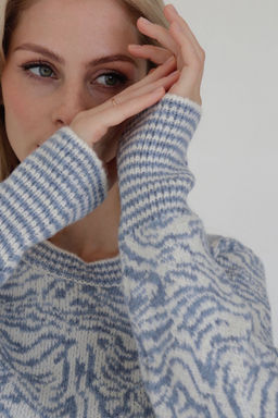 10414 Джемпер серо-голубой - Martichelli фото 24